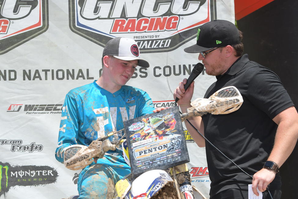 Grounds came through second overall at The John Penton GNCC in Ohio.