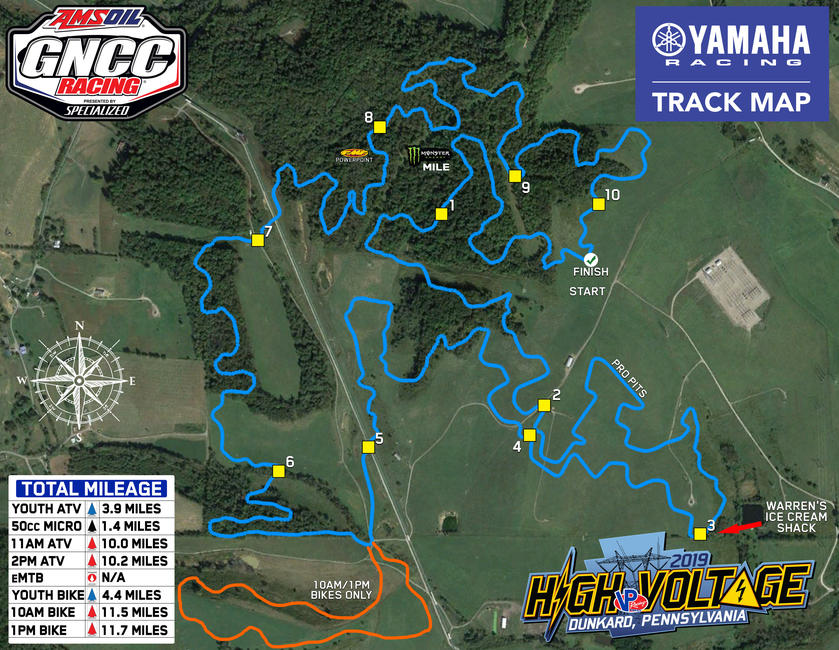 High Voltage Track Map - GNCC Racing