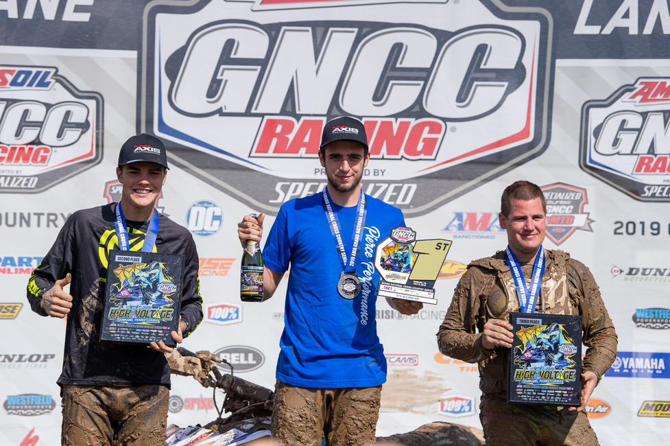 John Glauda Jr. earned the XC2 Pro-Am win followed by Wyatt Wilkin and Jordon Poplaski.