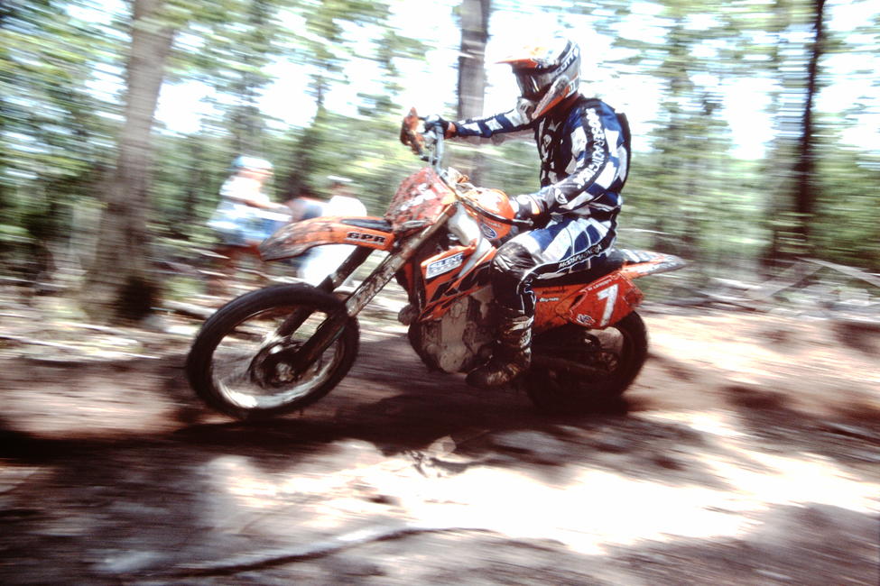 Speaking of Mike Lafferty winning all those National Enduro titles, here he is at the 2003 Wisp GNCC! 