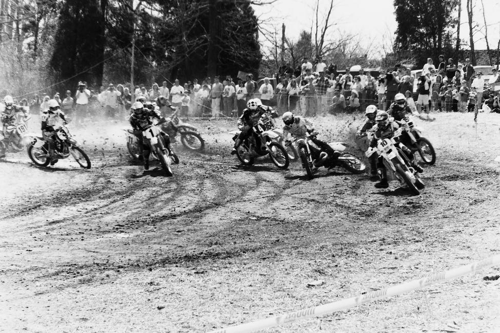 This start shot comes from 1996. From left to right thats Keith Johnson (191), Fred Andrews (3), Scott Plessinger (1), Duane Conner (4), Steve Hatch (10) and Randy Hawkins (151)