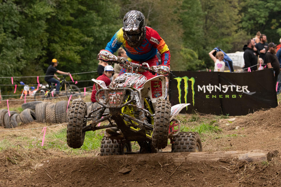 Adam McGill battled back to earn fifth overall at the Black Sky GNCC. 