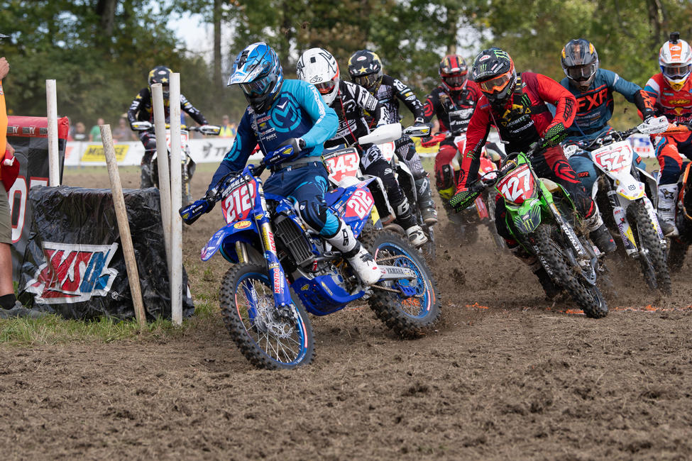 Ricky Russell grabbed the XC1 holeshot award and pushed throughout the race, finishing second overall. 