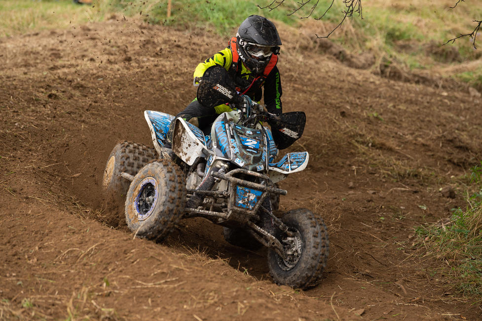 Katelyn Osburn clinched second place at the Black Sky GNCC.