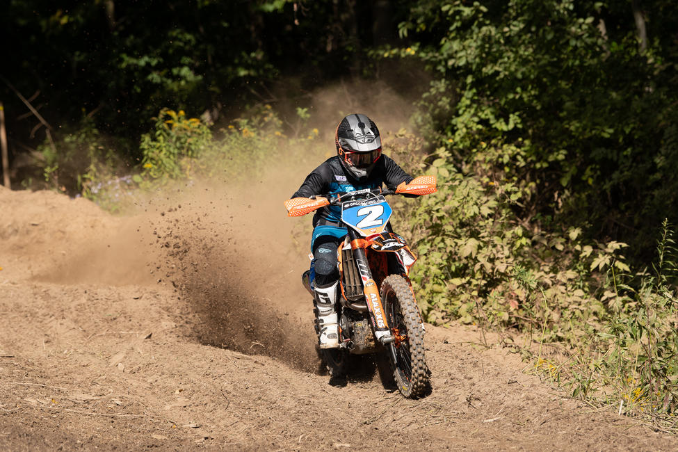 Becca Sheets battled throughout the day, earning second as the checkered flag came out.