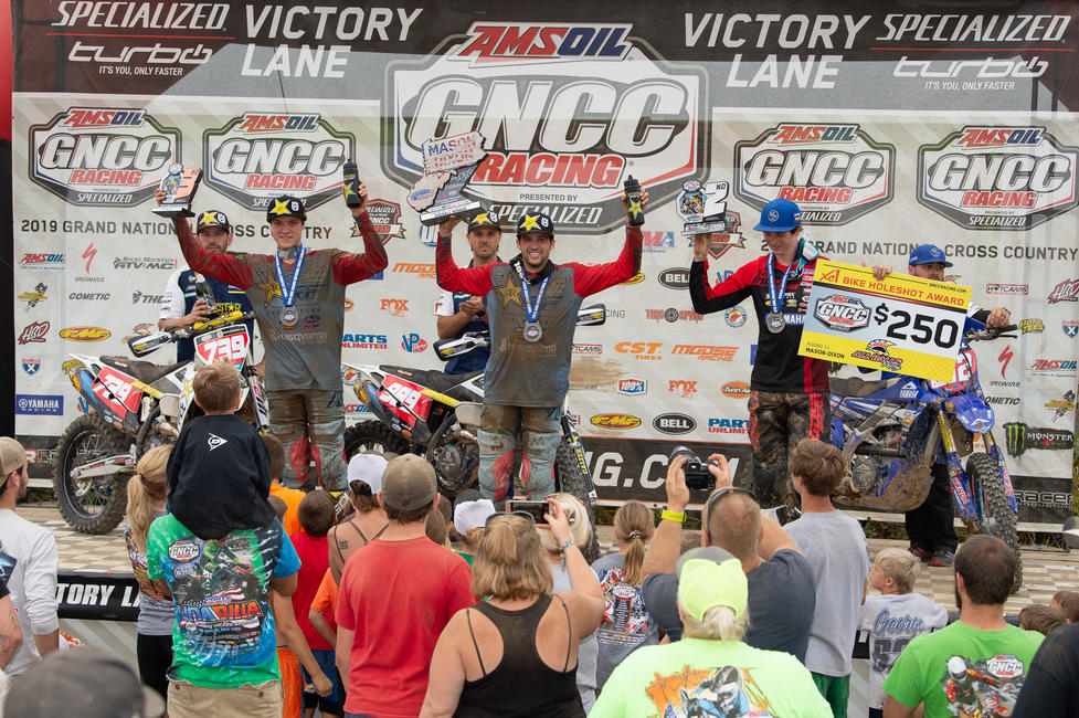 Thad Duvall (center), Ricky Russell (right) and Trevor Bollinger (left) rounded out the top three overall in Pennsylvania.