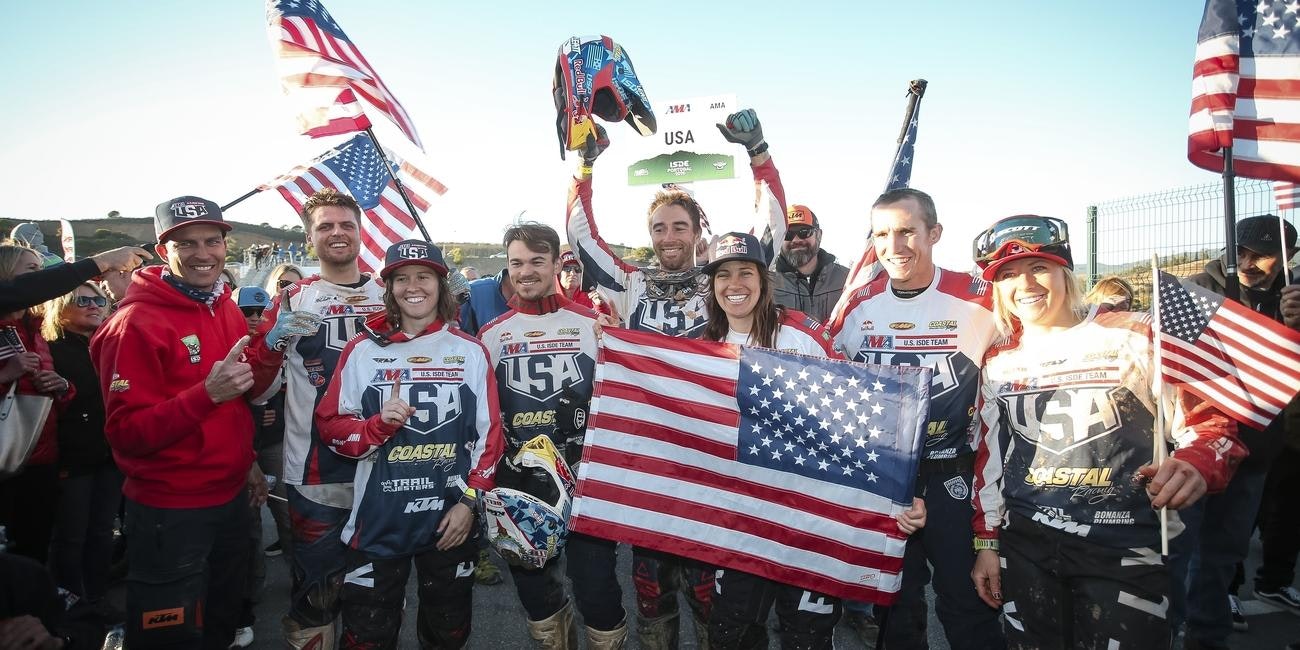 United States’ World Trophy Team Clinches Second International Six Days of Enduro Title in Portugal