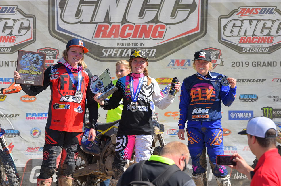 Tayla Jones earned another overall WXC class win at the Mountaineer GNCC.
