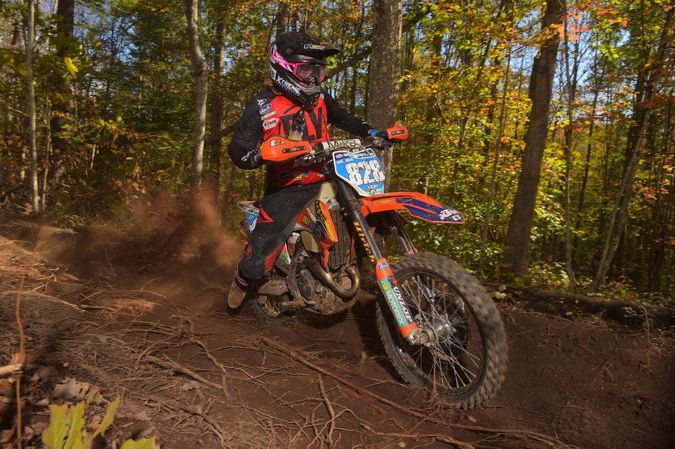 Tricker came through to earn second.