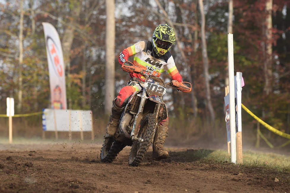 Brayden Nolette pushed through to take second in West Virginia.