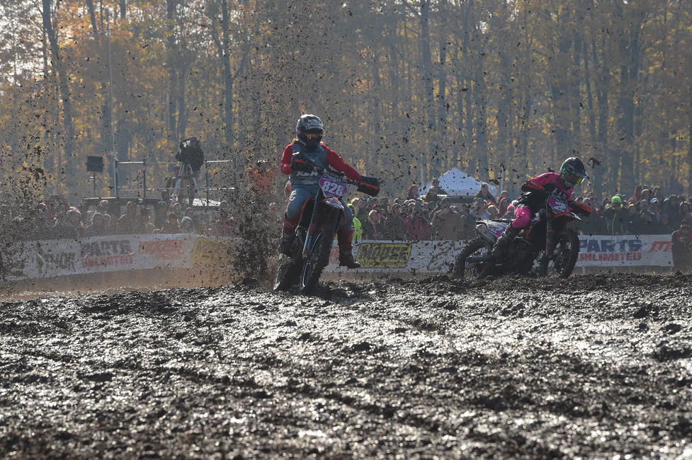 Mackenzie Tricker grabbed the WXC holeshot.