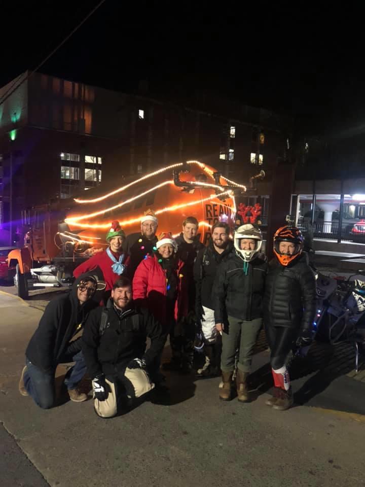 Great times at the Morgantown Christmas Parade!