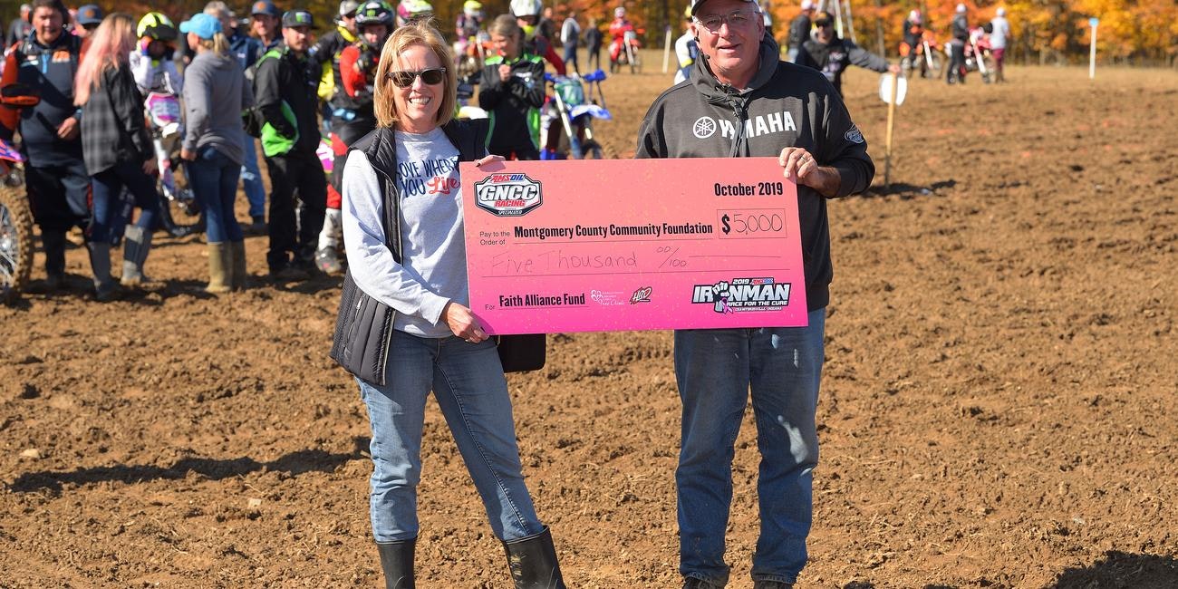 AMSOIL Ironman GNCC Raises $5,000 For Breast Cancer Awareness