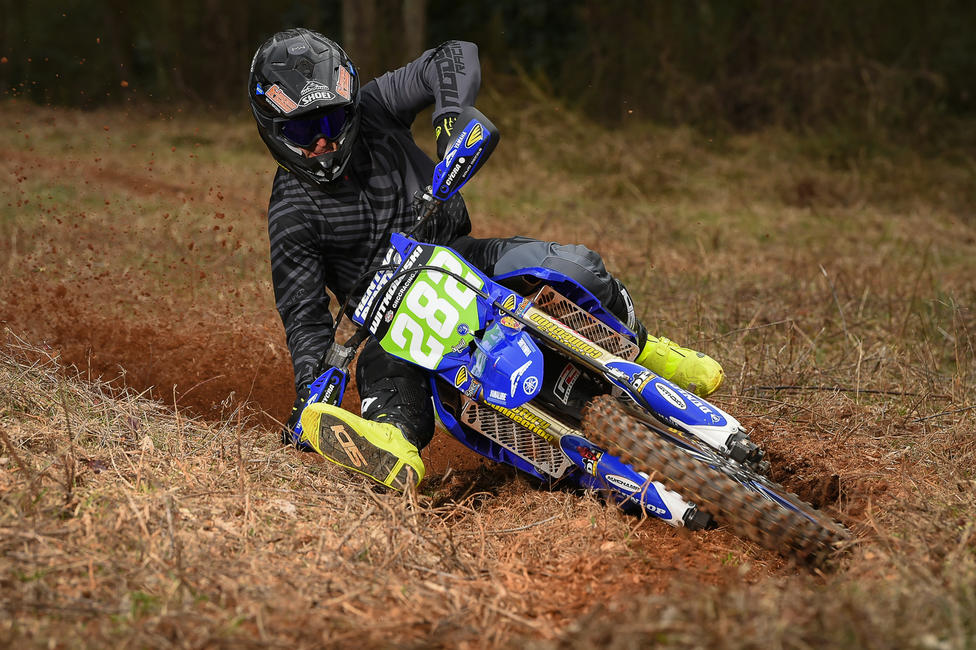 Mike Witkowski is already looking comfortable on his new Yamaha!