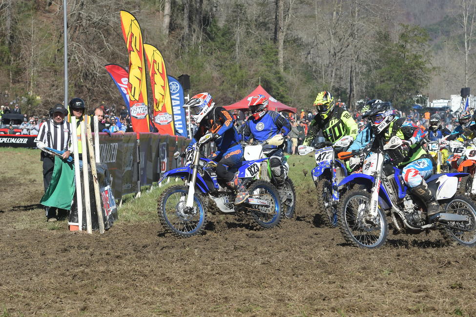 Brown jumped out front early on in the race at Steele Creek, and would come away with a fourth in his class.