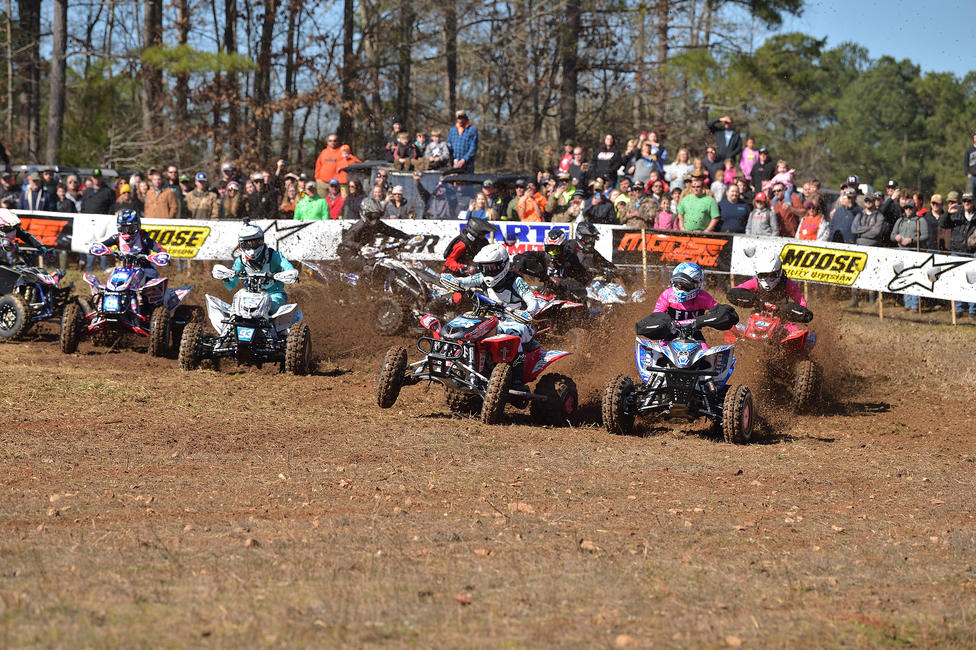 The WXC ATV racers battled for the top spot at the season opener. 