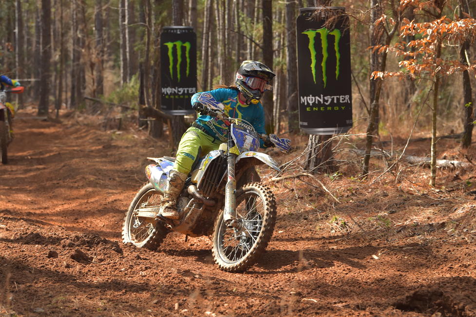 Tayla Jones battled throughout the day, and would finish out second overall.