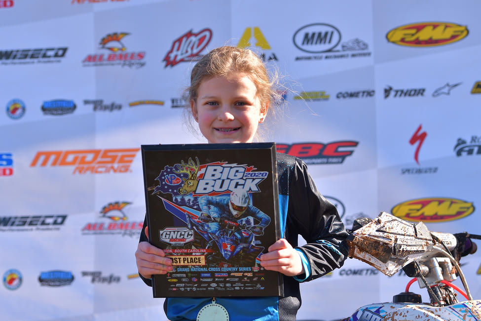 Khyler Davis battled throughout the ATV Micro race to bring home the overall win in South Carolina.