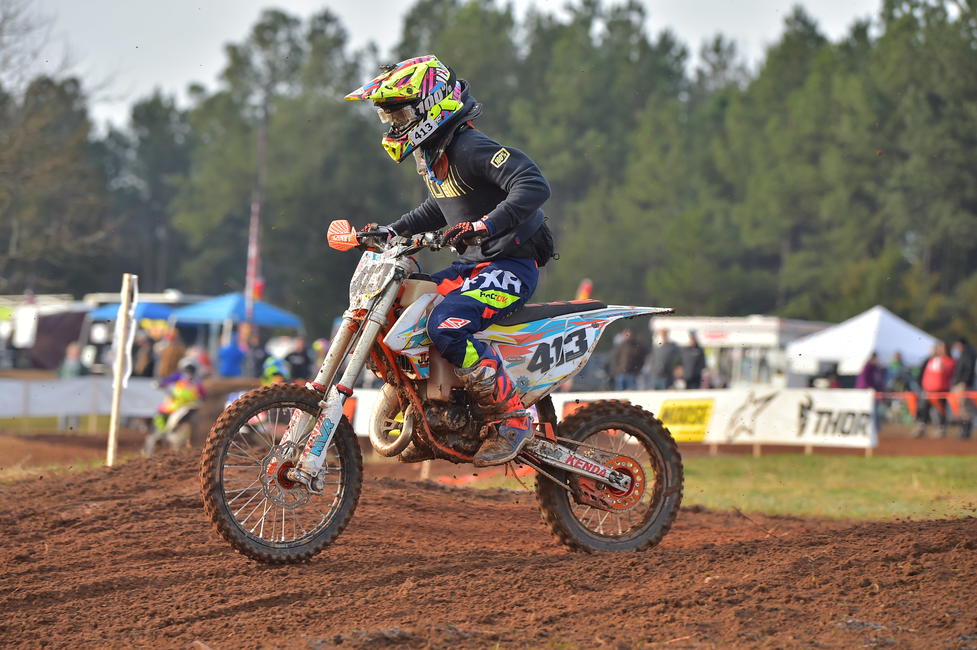 Noah Cooper came through second in the Youth bike race at round one.