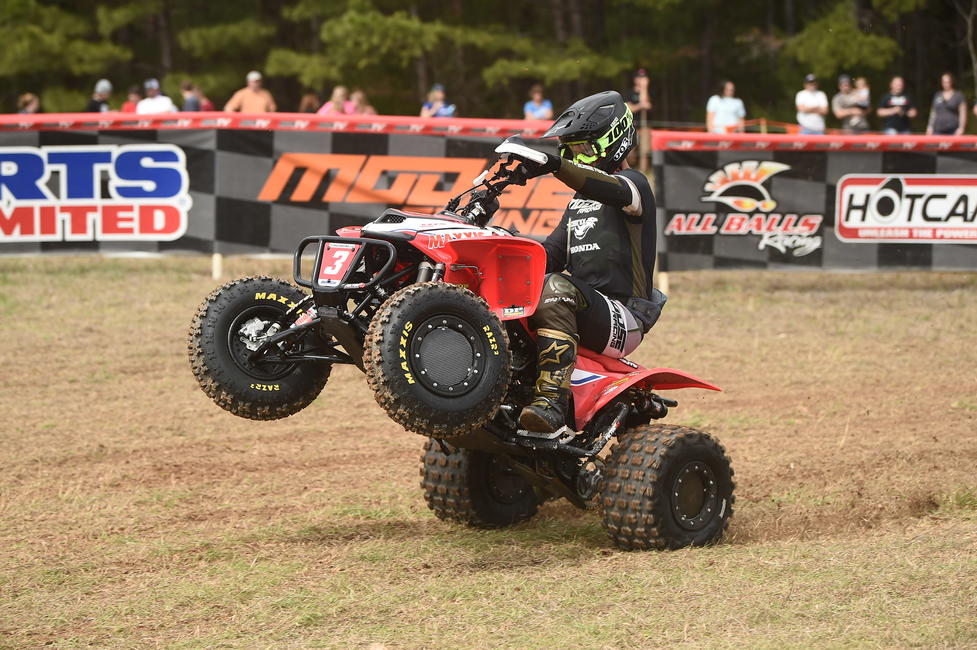 Phoenix Honda Racing's Chris Borich grabbed the $100 All Balls Racing XC1 Holeshot Award. PC: Ken Hill