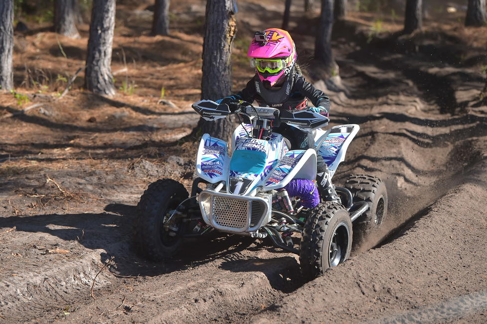 Khyler Davis came from behind to take the MXC1 and Micro ATV overall win in Florida.