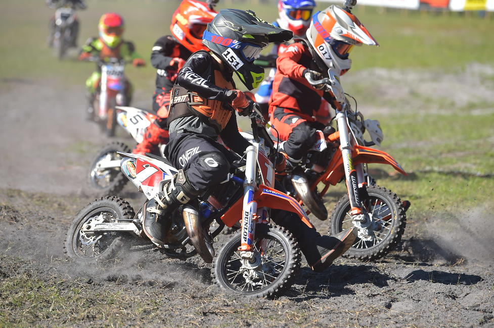 Colby Goodman earned the Bike Micro overall win by three minutes in the Florida sand.