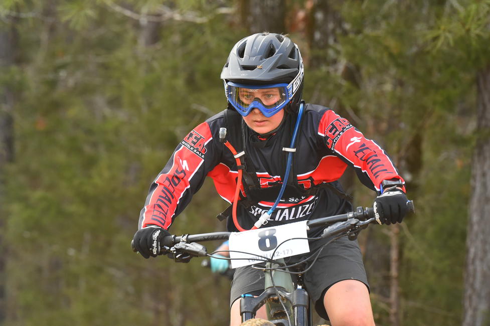 Mitch Hawkins battled through the pack to take the lead, and earn the first win of the season in the Youth class.