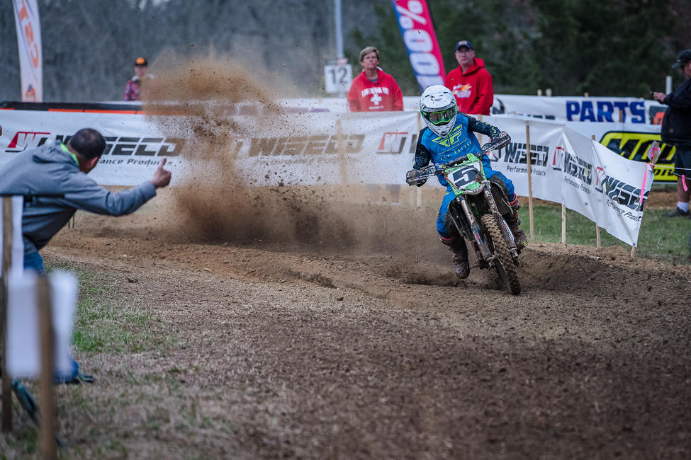 Jack Joy battled throughout the day and earned his first-ever youth overall win at round three, The General GNCC in Georgia.