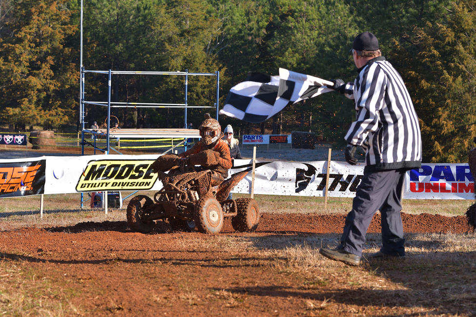 Tyler Cox earned the youth overall ATV win at round one in South Carolina and in Georgia for The General GNCC.