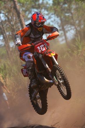 Check out David Knight, circa 2007, catching a random bit of air in the woods.