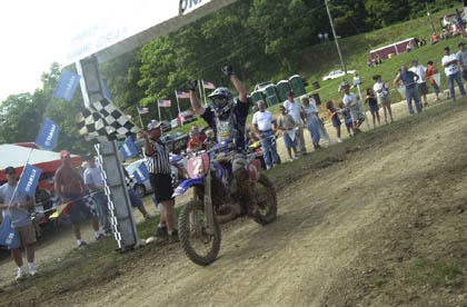 And last but not least, here's Jason Raines taking the win at the 2004 John Penton GNCC.