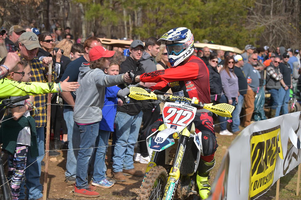Ricky Russell showing the fans some love during opening ceremonies. 