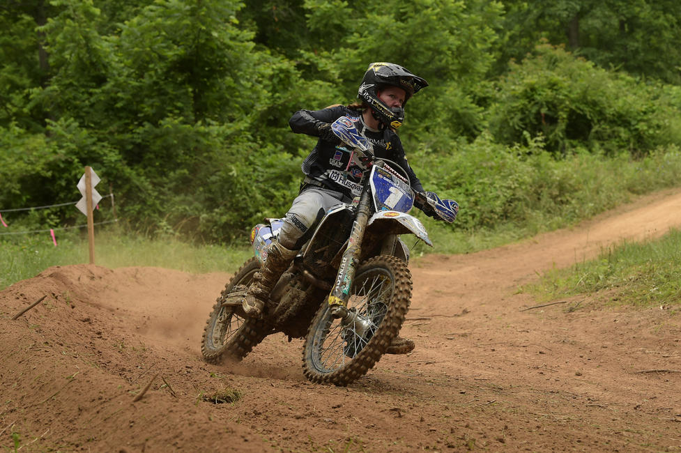 Tayla Jones moved her way into second in the WXC class at The John Penton GNCC in Ohio.