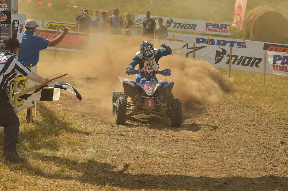 WFR/GBC/Fly Racing/Yamaha’s Walker Fowler clinched his 60th career overall win at the High Voltage GNCC.
