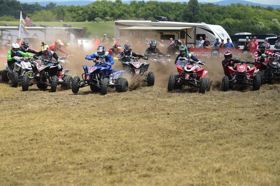 Fowler jumped out to grab the $100 All Balls Racing XC1 Holeshot Award, with Brycen Neal, Chris Borich and more hot on his heels.