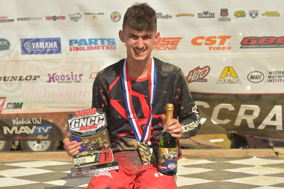 Pirate MX Powersports/OBOR Tires’ Brandon Owens earned his first-ever XC2 Pro-Am class win. 