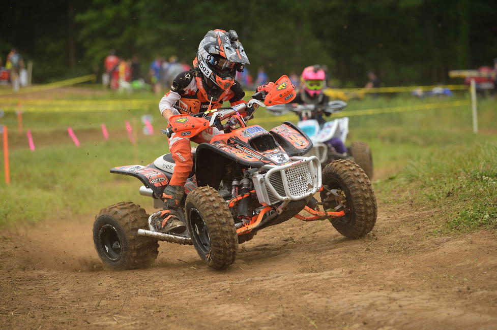Bodie Buckhannon came through to take the Micro ATV overall win.
