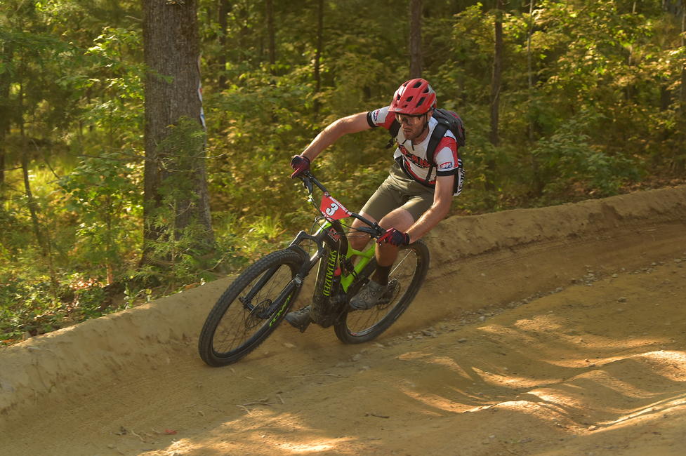 McCarren spends most of time training on a regular bicycle, while also training on his motorcycle as well. Photo: Ken Hill