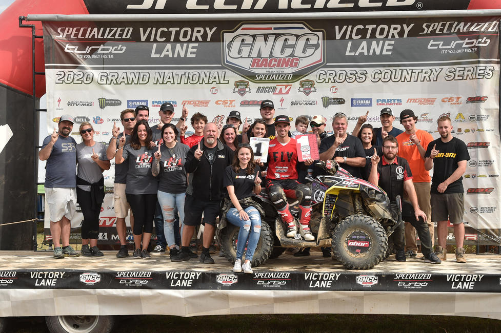 Landon Wolfe (OBOR/Can-Am/Derisi Racing/Action Sports) clinched his second-straight 4x4 Pro GNCC National Championship. Photo: Ken Hill