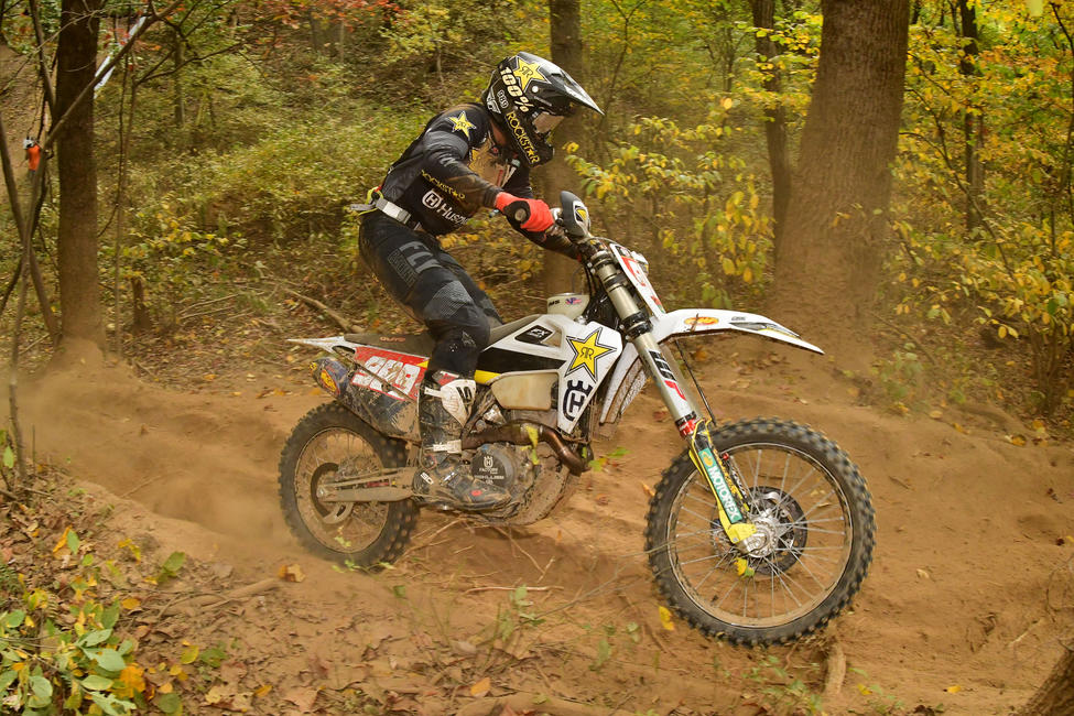 Thad Duvall (Rockstar Energy Husqvarna Factory Racing) returned to racing, finishing in the fourth place position. Photo: Ken Hill