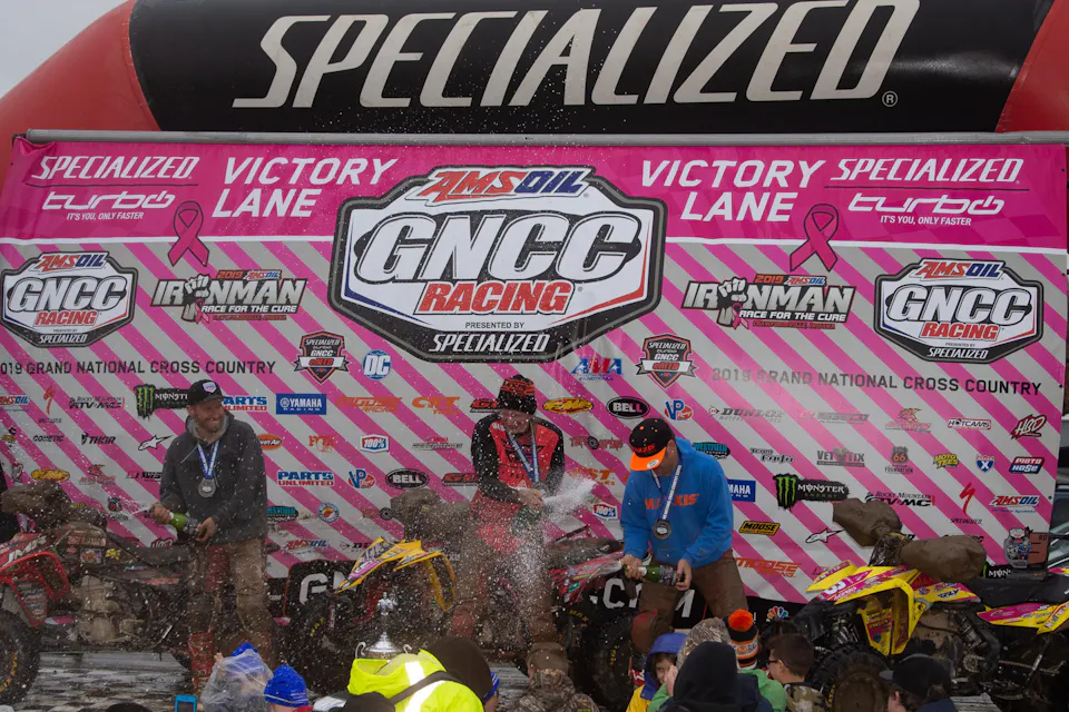 Yamaha Racing Ironman GNCC Goes Pink in Honor of Breast Cancer Awareness