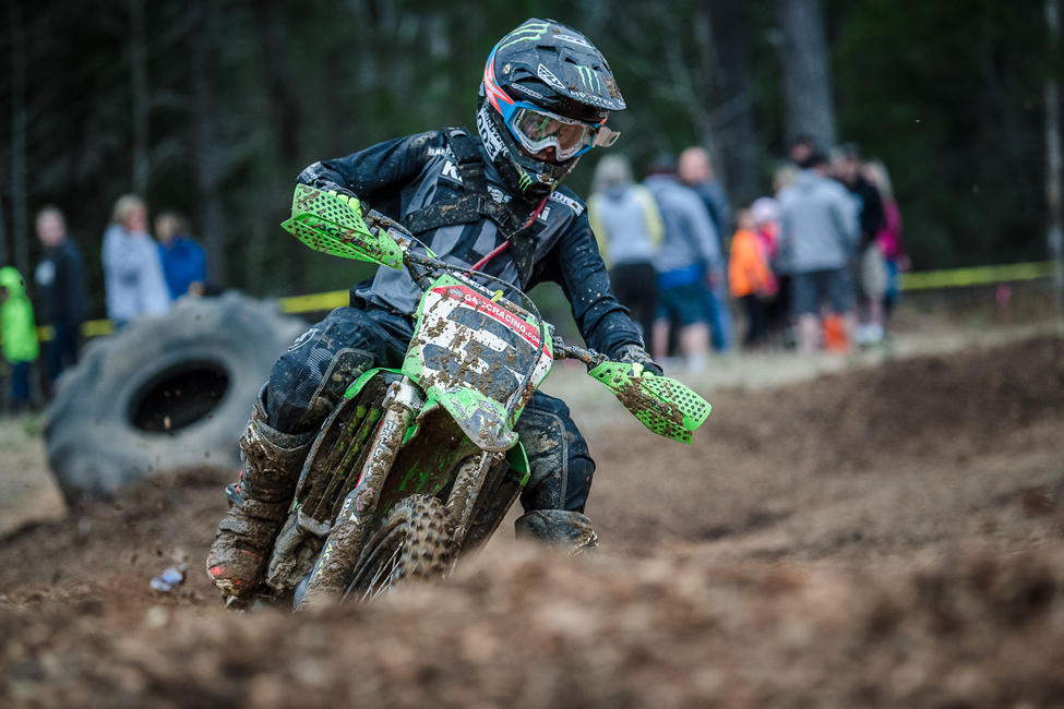 Davis has battled throughout the season with his fellow YXC1 Super Mini Sr. competitors. Photo: Mack Faint