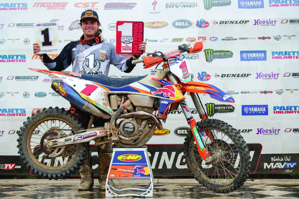 KTM North America Unveils the First-Ever 2021 KTM 350 XC-F Kailub Russell Edition at Iconic Ironman GNCC Event