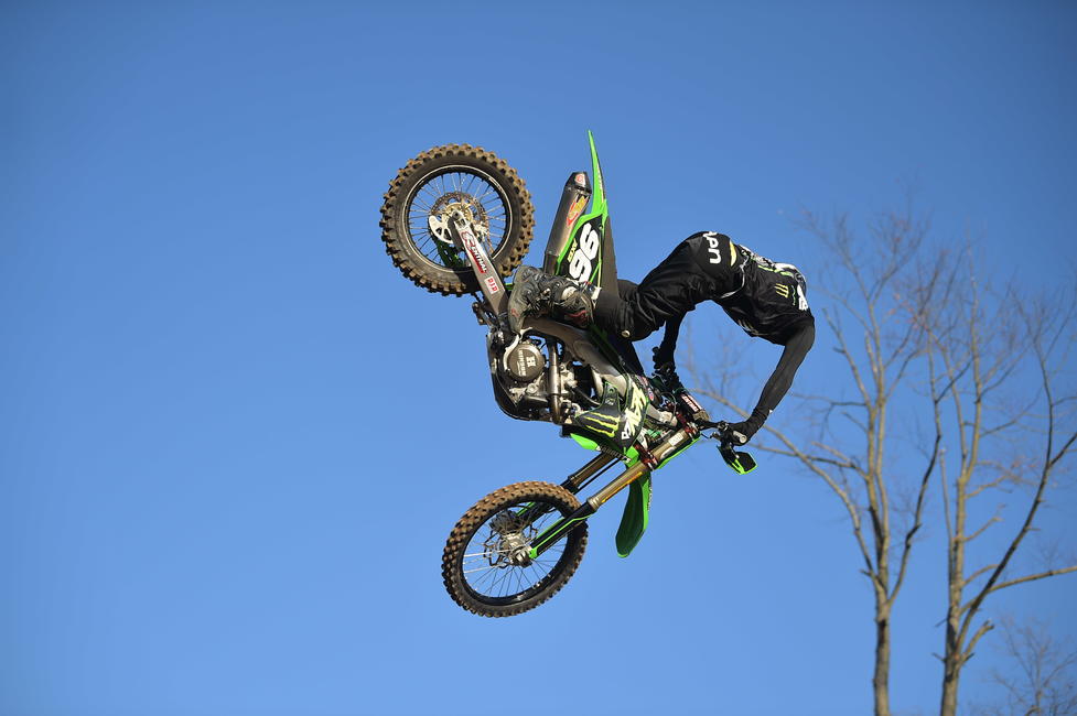 Axell Hodges may not be a regular GNCC racer but the guy has serious bike skills and landed 2nd in the Industry class behind Heath Harrison.