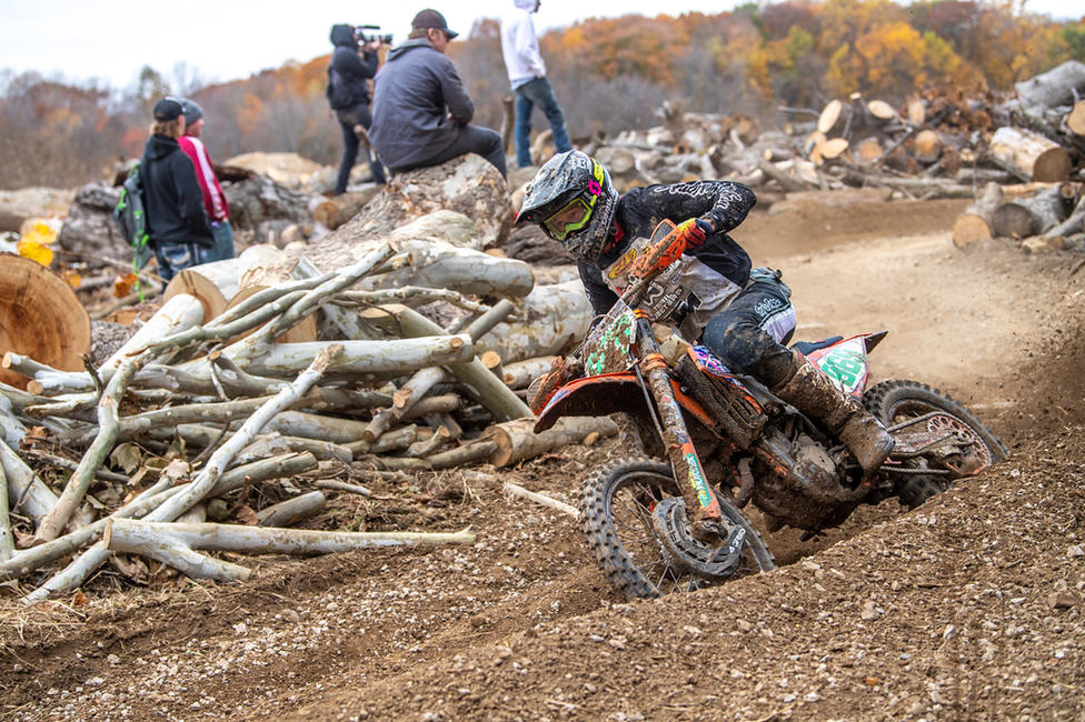 Johnny Girroir feeling the flow at Ironman. (Shan Moore photo)