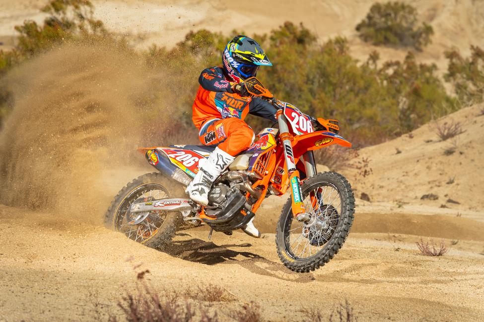 The KTM guys will be decked out in Thor this year. Josh Toth is looking stylish!