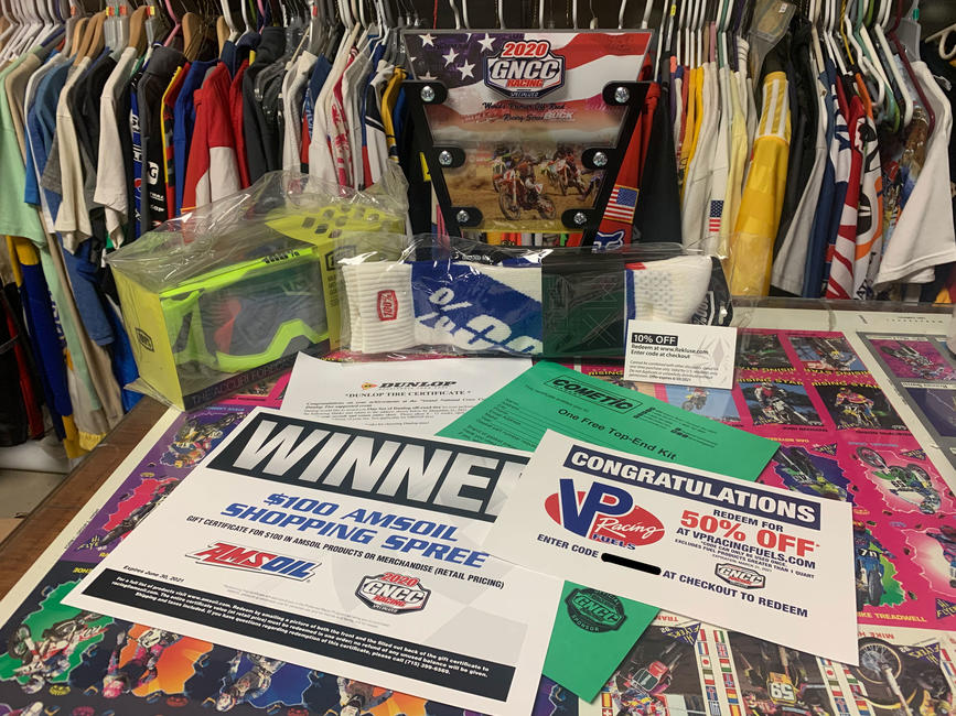 2nd place items from our sponsors! CST Tires for ATV Riders will be picked up at the event.