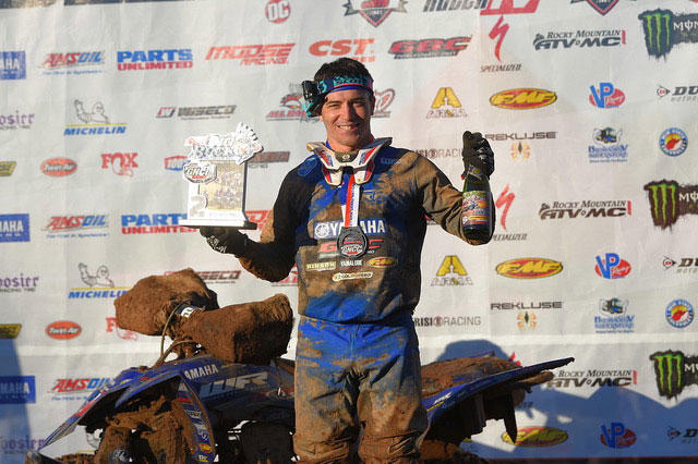 Walker Fowler finished second overall at the Big Buck GNCC. Photo: Ken Hill