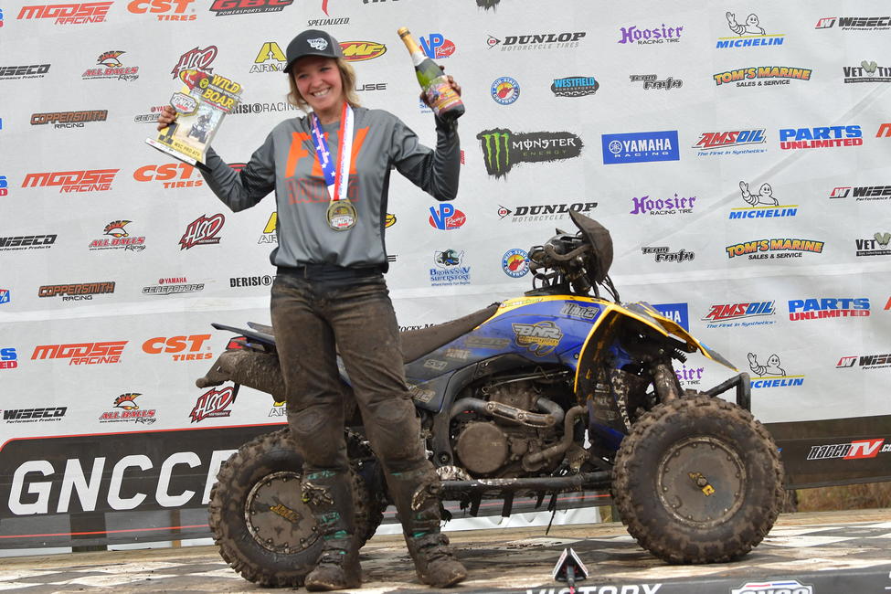 Elioff earned her first-ever WXC win at round 2, Wild Boar, in Florida. Photo: Ken Hill