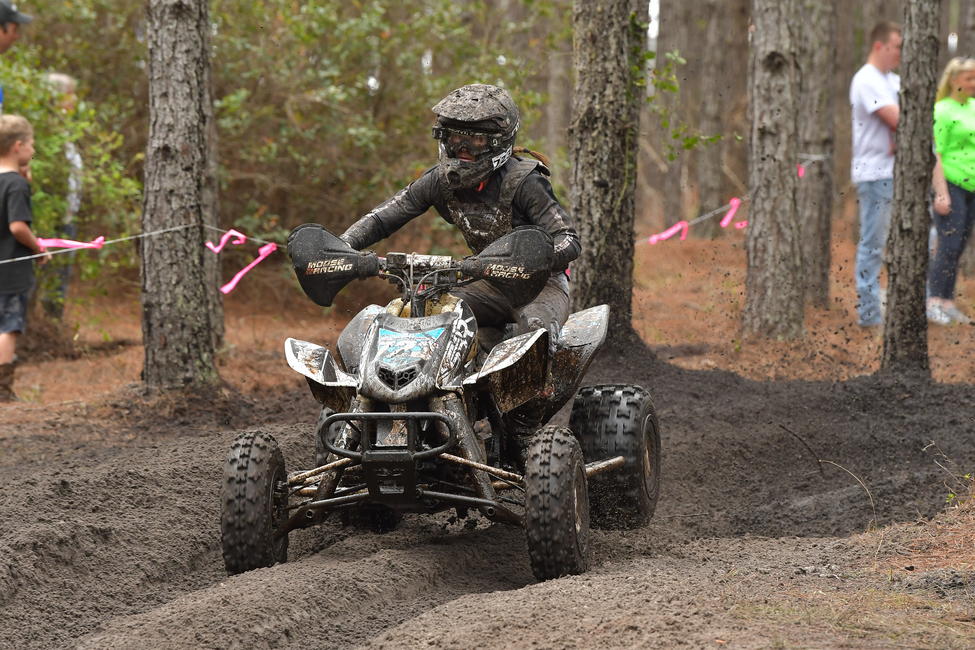Angel Magee (SBR/Moose Racing) rounded out the WXC ATV podium in Florida. Photo: Ken Hill